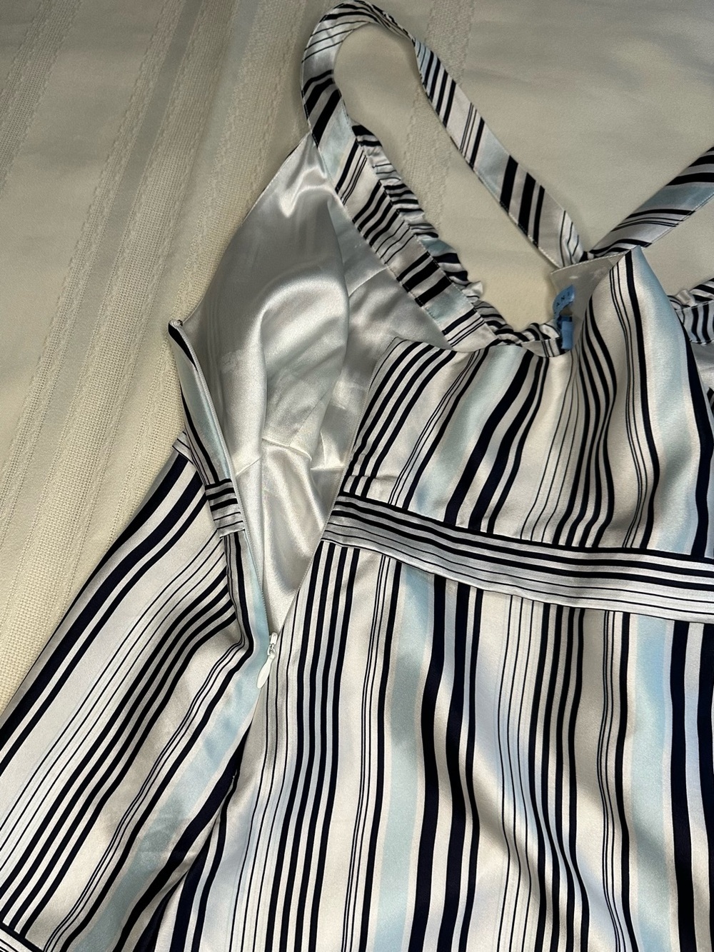 ANTONIO MELANI Silk Top Size 14 Elegant With Crisscross Straps Women’s Top - Picture 12 of 16